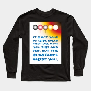 Inner Substance of an External Color Long Sleeve T-Shirt